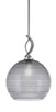 Toltec Lighting - 3901-GP-5132 - One Light Mini Pendant - Cavella - Graphite