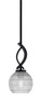 Toltec Lighting - 3901-MB-5110 - One Light Mini Pendant - Cavella - Matte Black