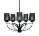 Toltec Lighting - 3905-MB-4252 - Five Light Chandelier - Cavella - Matte Black