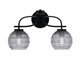 Toltec Lighting - 3912-MB-5112 - Two Light Bath Bar - Cavella - Matte Black