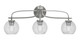 Toltec Lighting - 3913-GP-4102 - Three Light Bath Bar - Cavella - Graphite