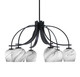 Toltec Lighting - 3926-MB-4819 - Six Light Chandelier - Cavella - Matte Black