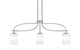 Toltec Lighting - 3936-GP-531 - Three Light Island Pendant - Cavella - Graphite