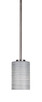Toltec Lighting - 4501-GP-4062 - One Light Mini Pendant - Atlas - Graphite