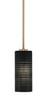 Toltec Lighting - 4501-NAB-4099 - One Light Mini Pendant - Atlas - New Age Brass