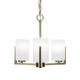 Toltec Lighting - 4503-NAB-4061 - Three Light Chandelier - Atlas - New Age Brass