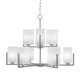 Toltec Lighting - 4509-GP-541 - Nine Light Chandelier - Atlas - Graphite