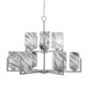 Toltec Lighting - 4509-GP-549 - Nine Light Chandelier - Atlas - Graphite