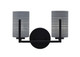 Toltec Lighting - 4512-MB-4062 - Two Light Bathroom Lighting - Atlas - Matte Black