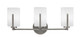 Toltec Lighting - 4513-GP-3001 - Three Light Bathroom Lighting - Atlas - Graphite