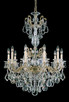 Schonbek - 5008-48R - Ten Light Chandelier - La Scala - Antique Silver