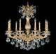 Schonbek - 5679-48H - Nine Light Chandelier - Milano - Antique Silver