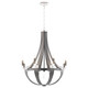 Schonbek - CY1008N-LB1R - Eight Light Chandelier - Crystal Empire - Grizzly Black
