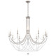 Schonbek - RJ1012N-48O - 12 Light Chandelier - Verdana - Antique Silver