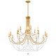 Schonbek - RJ1018N-48O - 18 Light Chandelier - Verdana - Antique Silver
