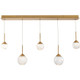 Schonbek Beyond - BPD40205L-AB - LED Pendant - Quest - Aged Brass