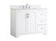Moore Bathroom Vanity Set (VF17042WH-BS)