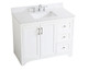 Moore Bathroom Vanity Set (VF17042WH-BS)