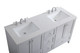 sommerville Double Bathroom Vanity (VF18060DGR)