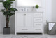 Irene Single Bathroom Vanity (VF18842WH)