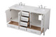Irene Double Bathroom Vanity (VF18860DWH)
