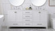 Irene Double Bathroom Vanity (VF18872DWH)