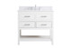 Elegant Lighting - VF19036WH-BS - Vanity Sink Set - Sinclaire - white