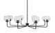 Toltec Lighting - 6208-MB-4102 - Eight Light Chandelier - Sandia - Matte Black
