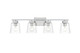 Elegant Lighting - LD7312W32CH - Four Light Bath Sconce - Merrick - Chrome