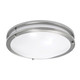 AFX Lighting - CAF12L5AJUDSN - LED Flush Mount - Carlisle - Satin Nickel