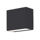 AFX Lighting - DKTW0504LAJUDBK - LED Outdoor Wall Sconce - Dakota - Black