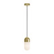 AFX Lighting - IRVP05LAJUDLB - LED Pendant - Irvine - Light Antique Brass