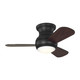 Generation Lighting - 3OBSHR32MBKD - 32Ceiling Fan - Orbis 32 Hugger LED - Midnight Black Generation Lighting - 3OBSHR32MBKD - 32Ceiling Fan - Orbis 32 Hugger LED - Midnight Black