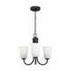 Miles Three Light Chandelier (GLC1123MBK) Miles Three Light Chandelier (GLC1123MBK)
