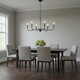 Abells Six Light Chandelier (GLC1196MBK)