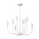 Maya Eight Light Chandelier (GLC1218MWT)