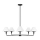 Mendota Five Light Chandelier (GLC1235MBK) Mendota Five Light Chandelier (GLC1235MBK)