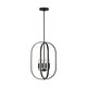 Loretto Four Light Chandelier (GLC1304MBK)