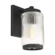 Generation Lighting - GLO1061TXB - One Light Outdoor Wall Lantern - Ronde - Textured Black