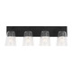 Generation Lighting - GLV1064MBK - Vanity - Miles - Midnight Black