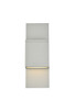 Elegant Lighting - LDOD4024S - LED Outdoor Wall Lamp - Raine - Silver