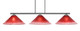 Toltec Lighting - 4523-GP-716 - Three Light Bar - Atlas - Graphite
