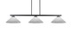 Toltec Lighting - 4523-MB-318 - Three Light Billiard/Island - Atlas - Matte Black
