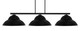 Toltec Lighting - 4523-MB-429 - Three Light Bar - Atlas - Matte Black