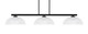 Toltec Lighting - 4523-MB-540 - Three Light Bar - Atlas - Matte Black