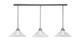 Toltec Lighting - 48-BN-714 - Three Light Multi Light Pendant - Any - Brushed Nickel