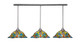 Toltec Lighting - 48-BN-990 - Three Light Multi Light Pendant - Any - Brushed Nickel