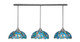 Toltec Lighting - 48-BN-995 - Three Light Multi Light Pendant - Any - Brushed Nickel