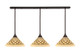 Toltec Lighting - 48-DG-718 - Three Light Multi Light Pendant - Any - Dark Granite