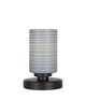 Toltec Lighting - 51-MB-4062 - One Light Table Lamp - Luna - Matte Black